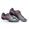 Sidi Sixty Fluo Colour Road Shoes In Anthracite/Vino