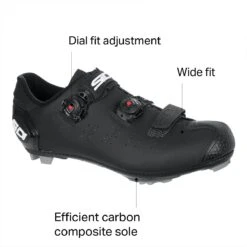 Sidi Dragon 5 Mega Cycling Shoe - Men's 7 Sidi Dragon 5 Mega Cycling Shoe - Men's -Sidi MATBLA D4