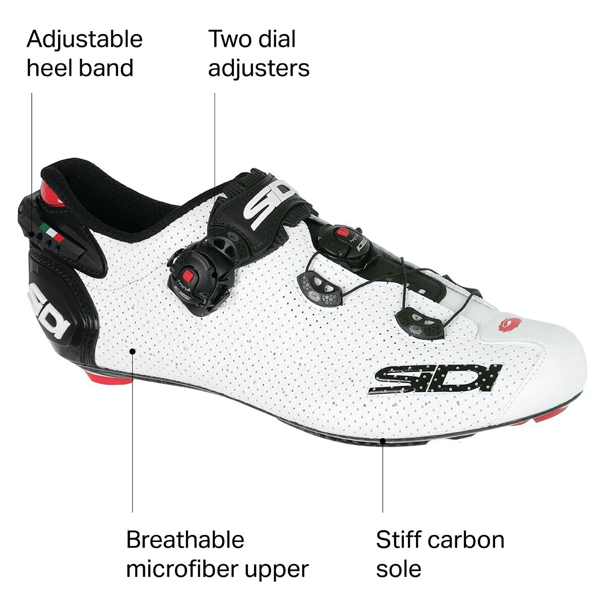 Sidi Wire 2 Air Vent Carbon Cycling Shoe - Men's 1 Sidi Wire 2 Air Vent Carbon Cycling Shoe - Men's