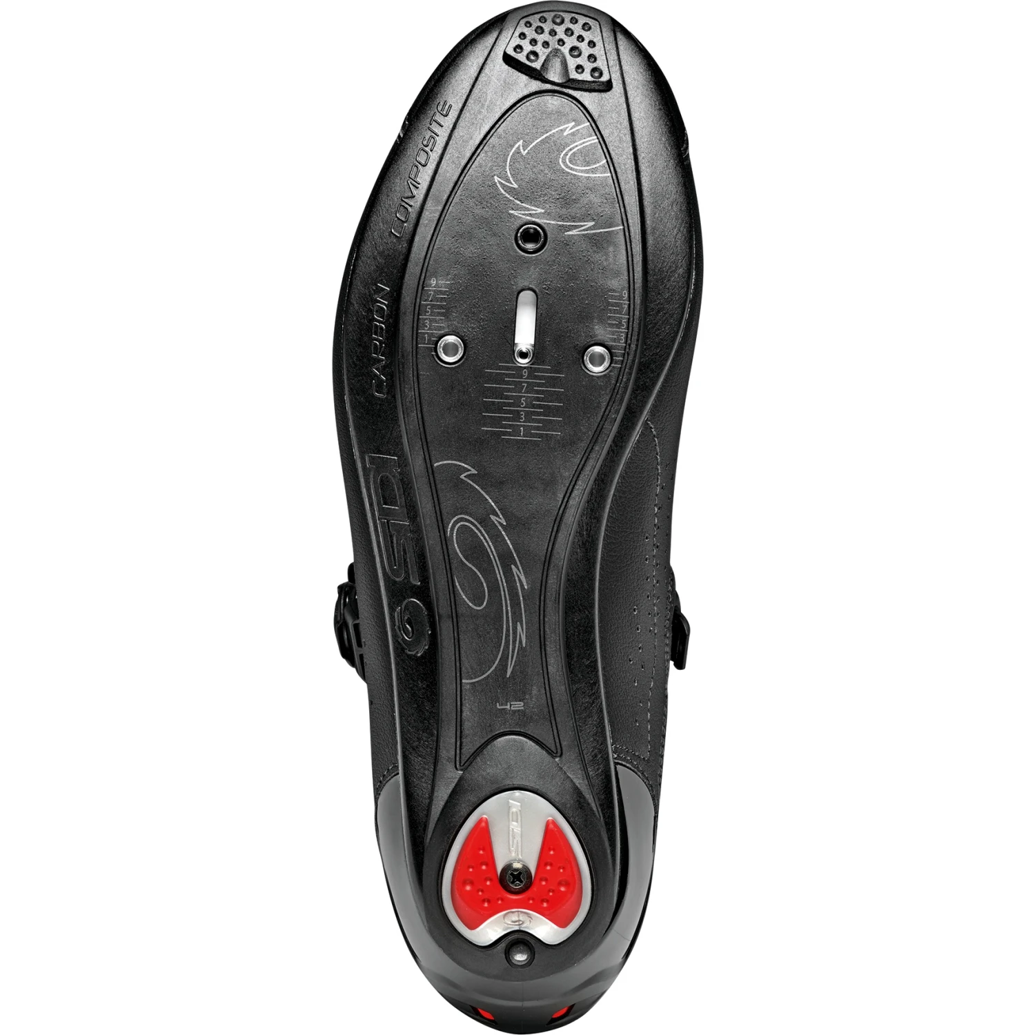 Sidi Genius 10 Mega Road Shoes - Black/grey 2 Sidi Genius 10 Mega Road Shoes - Black/grey - Image 2