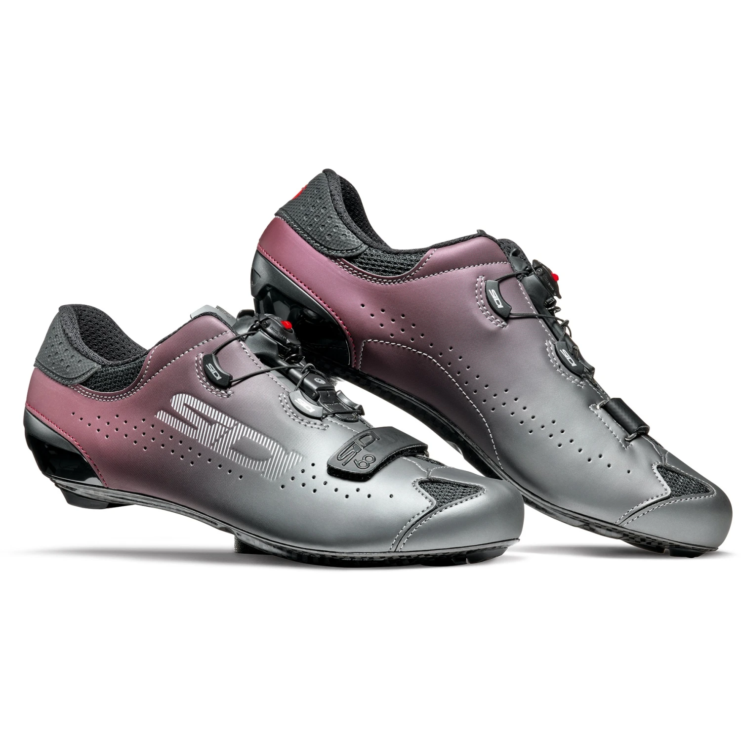 Sidi Sixty Road Shoe - Anthracite Vino 1 Sidi Sixty Road Shoe - Anthracite Vino