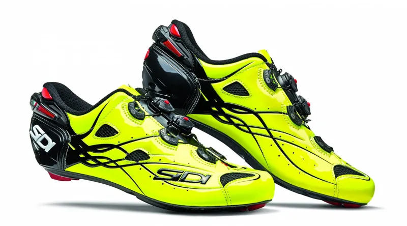Sidi Shot Road Shoe Yellow Fluo 1 Sidi Shot Road Shoe Yellow Fluo