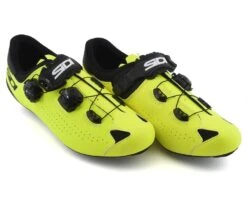 Sidi Genius 10 Road Shoes (Black/Flo Yellow) (42) -Sidi srs gnx bkfy 420 3